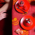 Les champs 赤い画像